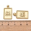 304 Stainless Steel Pendants STAS-C184-11G-06-3