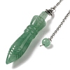 Natural Green Aventurine Pointed Dowsing Pendulums G-F758-F03-P-2