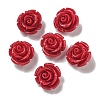 Synthetic Coral Dyed Carved Beads SHEL-I001-05D-11-2