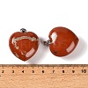 Natural Red Jasper Pendants GG-CBAA0EE-04P-15-3