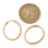 Rack Plating Brass Clear Cubic Zirconia Hoop Earrings EJEW-M090-01G-01-5
