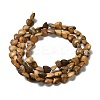 Natural Picture Jasper Beads Strands G-P575-C08-6mm-3