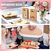 Kraft Paper Gift Bags with Visible Window and Die Cut Hole Handles ABAG-WH0032-124-5