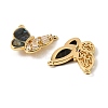 Natural Paua Shell Butterfly Pendants KK-G538-03G-02-2