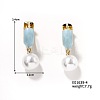 Round Imitation Pearl Hoop Earrings for Women IR2603-4-1