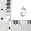 304 Stainless Steel Letter Connector Charms STAS-M108-01P-07-2