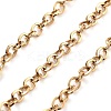 PVD Vacuum Plating 304 Stainless Steel Rolo Chains CHS-H026-08B-G-1