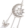 Moon Sun Alloy Pendant Decorations HJEW-JM01974-4