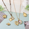 6 Pcs 6 Styles 316 Stainless Steel Locket Pendants STAS-TA0003-40-7