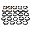 Natural Gemstone & Braided Microfiber Leather Multi-strand Bracelets for Women Men GG-CBAEA55-01-2