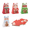 40Pcs 4 Colors Christmas Cardboard Paper Boxes CON-MB0001-03-2