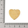304 Stainless Steel Enamel Pendants STAS-P380-64G-04-3