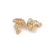 Brass Micro Pave Cubic Zirconia Pendants KK-K407-22G-2