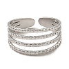 Non-Tarnish 304 Stainless Steel Open Cuff Rings RJEW-Z018-15P-2