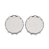 Tarnish Resistant 304 Stainless Steel Cabochon Settings STAS-P249-16E-P-1