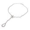 Summer Beach Resin Starfish Charm Glass Seed Beaded Stretch Toe Ring Anklets for Women FS-WGE60B8-01-4