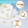 10Sets Brass Toggle Clasps KK-BBC0025-38-6