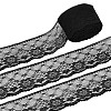 20 Yards Polyester Flower Lace Ribbon for Jewelry Making OCOR-HY0001-23B-1