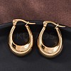 Ion Plating(IP)  304 Stainless Steel Hoop Earrings X-EJEW-A059-03G-4