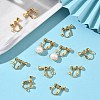 SHEGRACE Brass Screw Clip-on Earring Findings XGR0065G-54G-5