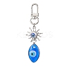 Evil Eye Lampwork Pendant Decorations HJEW-JM01997-05-1