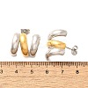 304 Stainless Steel Two Tone Stud Earrings EJEW-F355-05GP-01-3