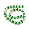 Transparent Glass Beads Strands LAMP-F029-04G-2