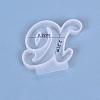 Letter DIY Silicone Molds X-DIY-I034-08X-3