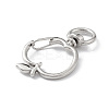 Apple Alloy Swivel Clasps X-FIND-L012-02P-3