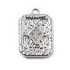 Brass Micro Pave Cubic Zirconia Pendants LS-KK-D283-30P-04-1