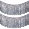Polyester & Aluminum Foil Fringe Trimmings DIY-WH0588-03B-1