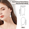 50Pcs Brass Hoop Earring Findings KK-BBC0015-46B-2