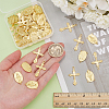 60Pcs 2 Styles Alloy Pendants & Chandelier Component Links FIND-ME0001-58-3