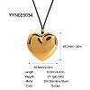 Sweet Design 304 Stainless Steel Heart Pendant Necklaces DY4160-11-1