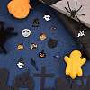 26Pcs 13 Styles Gunmetal Plated Alloy Enamel Pendants ENAM-SZ0001-64-6