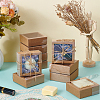 Kraft Paper Cardboard Gift Drawer Boxes LS-CON-WH0085-129B-4