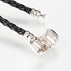 Imitation Leather European Style Bracelet Making MAK-R011-02B-2