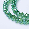 Electroplate Glass Beads Strands EGLA-A034-T3mm-A10-3