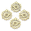 Ion Plating(IP) 201 Stainless Steel Pendants STAS-N098-047LG-1