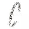 Retro 316 Surgical Stainless Steel Cuff Bangles BJEW-C142-14B-AS-4