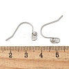 201 Stainless Steel Ear Hooks STAS-C117-02P-3
