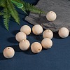 Unfinished Wood Beads WOOD-S651-30mm-LF-4