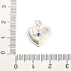 Brass Micro Pave Cubic Zirconia Pendants KK-H527-02A-P-3