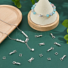 24 Sets Eco-Friendly Brass Watch Band Clasps KK-FH0007-75B-P-5