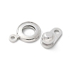 Rack Plating Brass Snap Clasps KK-U052-04P-2
