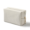 Rectangle PU Leather Cosmetic Storage Zipper Bag AJEW-K039-01A-1