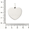 304 Stainless Steel Stamping Blank Tag Pendants STAS-Z126-02P-02-3