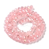 Baking Electroplate Glass Beads Strands DGLA-A039-J6MM-B08-4