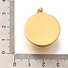 PVD Vacuum Plating 304 Stainless Steel Pendants STAS-U035-32G-3