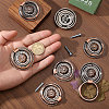 8Pcs Flower Zinc Alloy Cabinet Handles AJEW-FH0006-30B-3